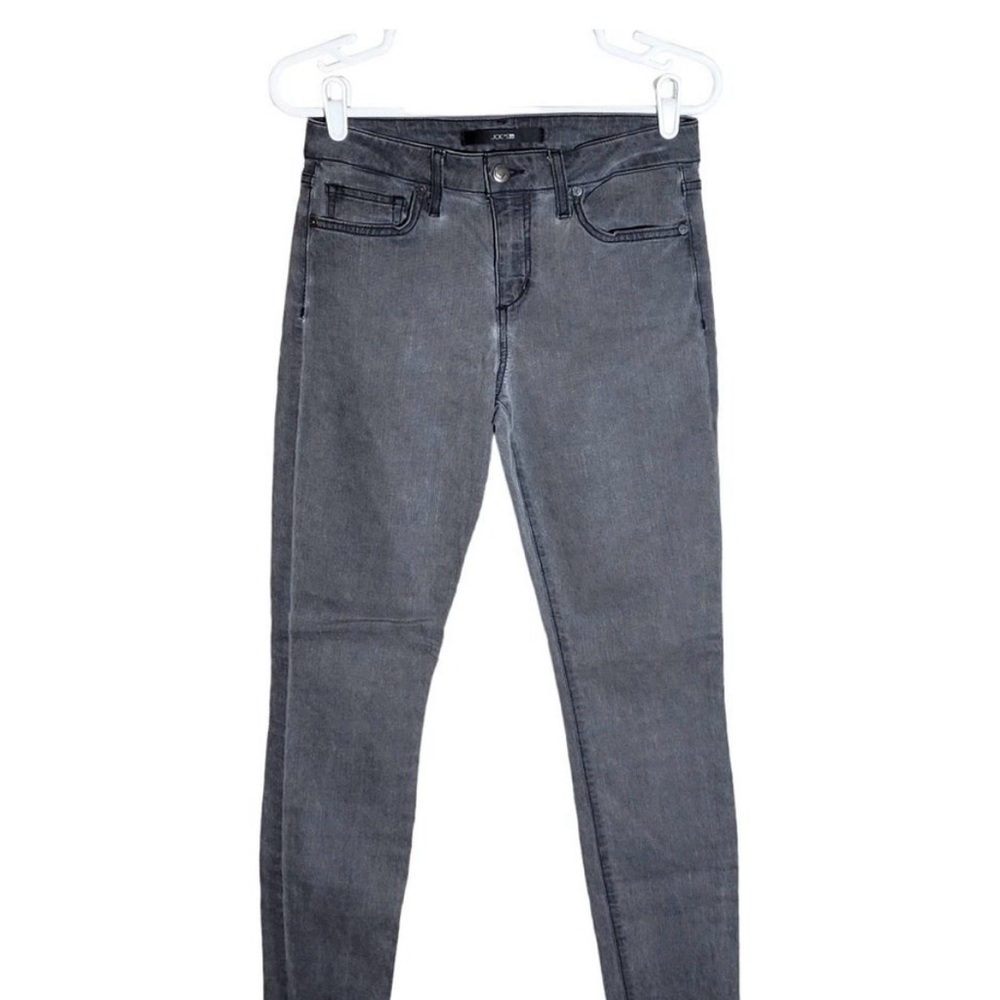 Joe's Jeans Skinny Ankle Jeans Sea Side Charcoal Mid Rise Size 27